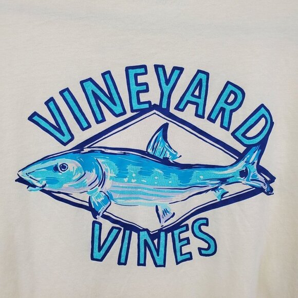 Vineyard Vines Long Sleeve Bonefish Diamond Pocket Tee Long Sleeve Mens Large - Picture 4 of 12